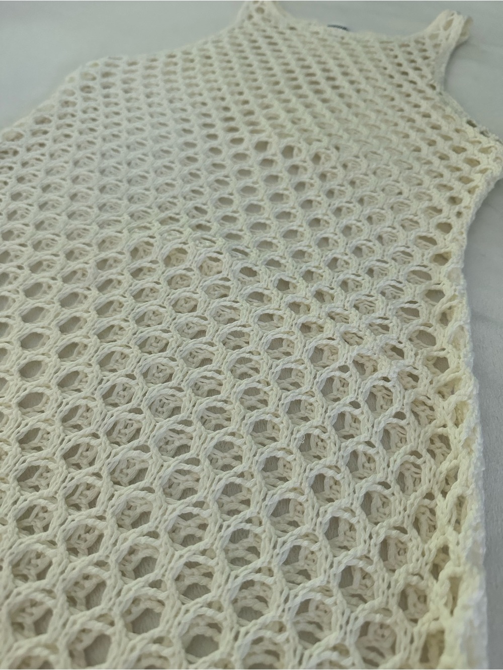 NWOT Superdown Bri White Crochet Dress Swim Coverup Small S - Picture 5 of 8